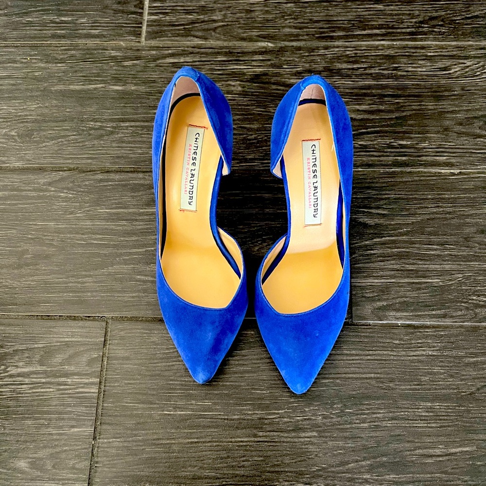 CL Cavallari D’orsay Suede Pumps